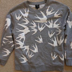 McQ by Alexander McQueen Swallow Print Sweatshirt